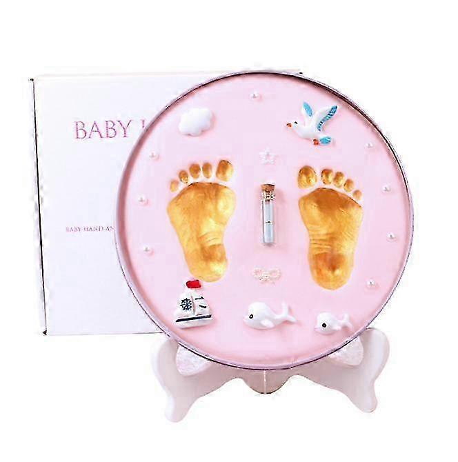Baby Handprint and Footprint Kit Ornament for Baby Girl Gifts