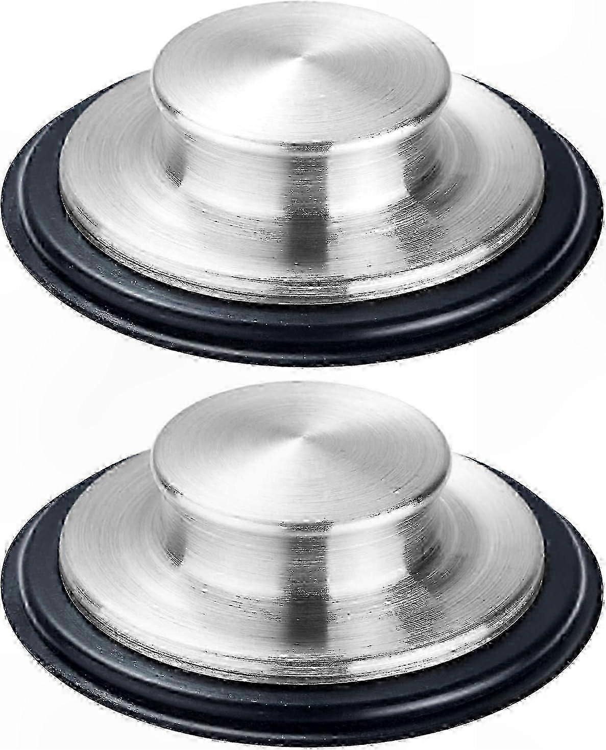 2-Pack Sink Stoppers for Kitchen - Prevent Splashing and Food Debris Containment Solution