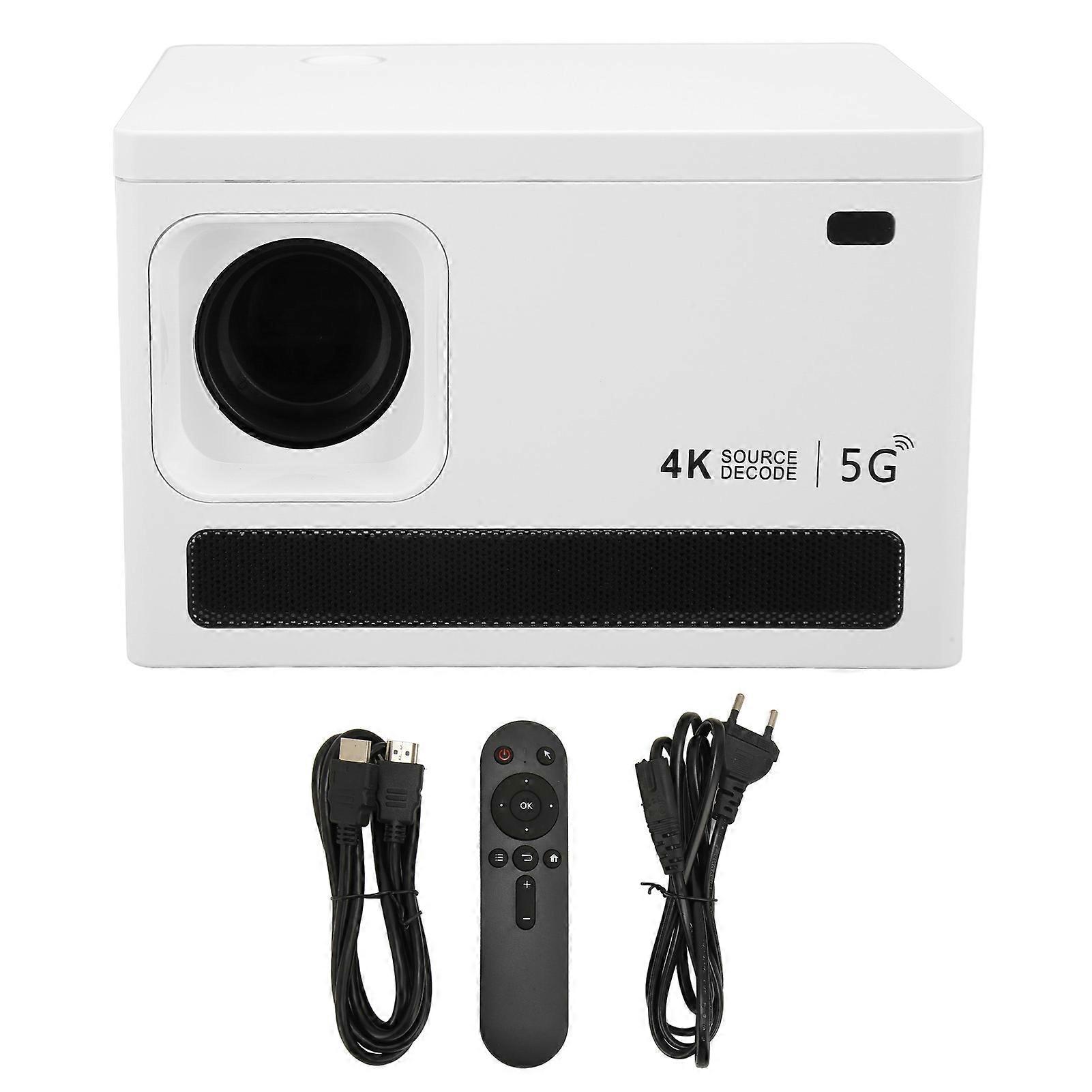 Mini Projector Android 9.0 HiFi WiFi Dual Frequency 1280x720 Multimedia Projector