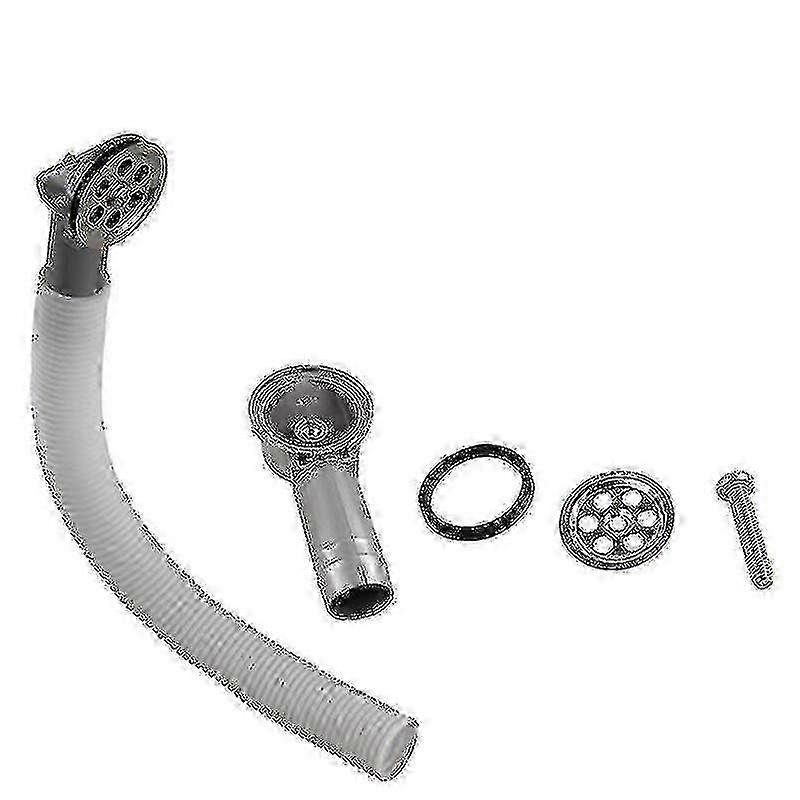 Expandable Overflow Tube for Kitchen Sink - Circular Connection