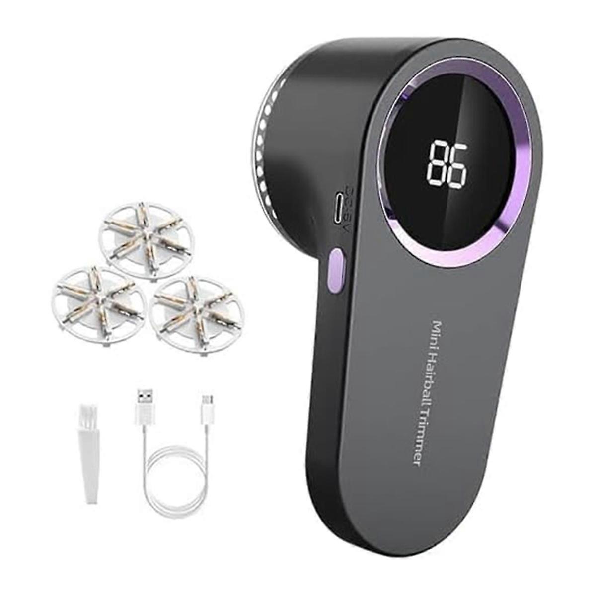 Fabric Shaver for Clothing, Fabric Shaver Lint Remover, Electric Lint Remover for Clothes, Rechargeable Trimmer Grey