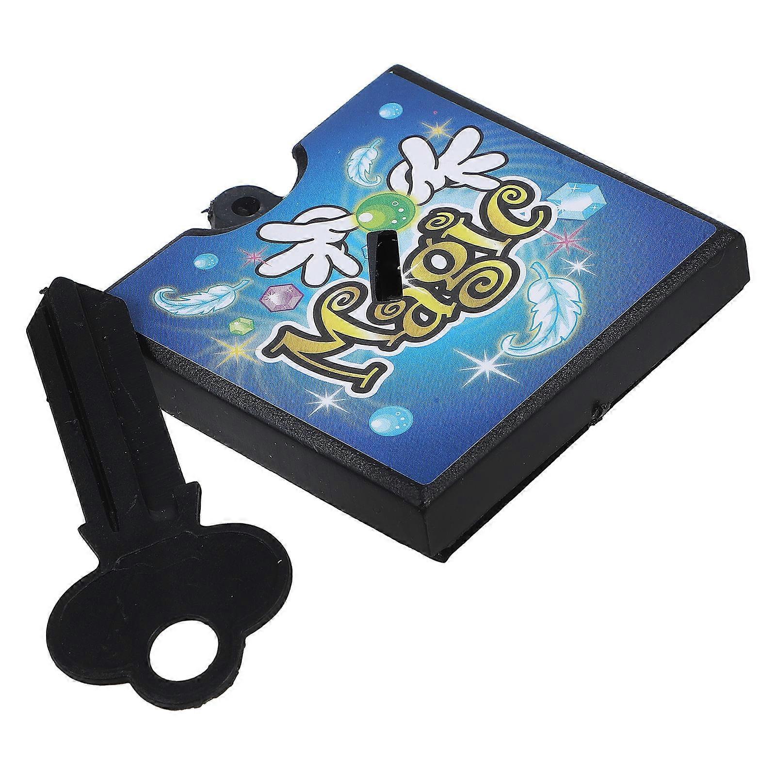 Accessories Trick Toy Key Through Bottle for Party Stage Performance Abs Black 1 Set