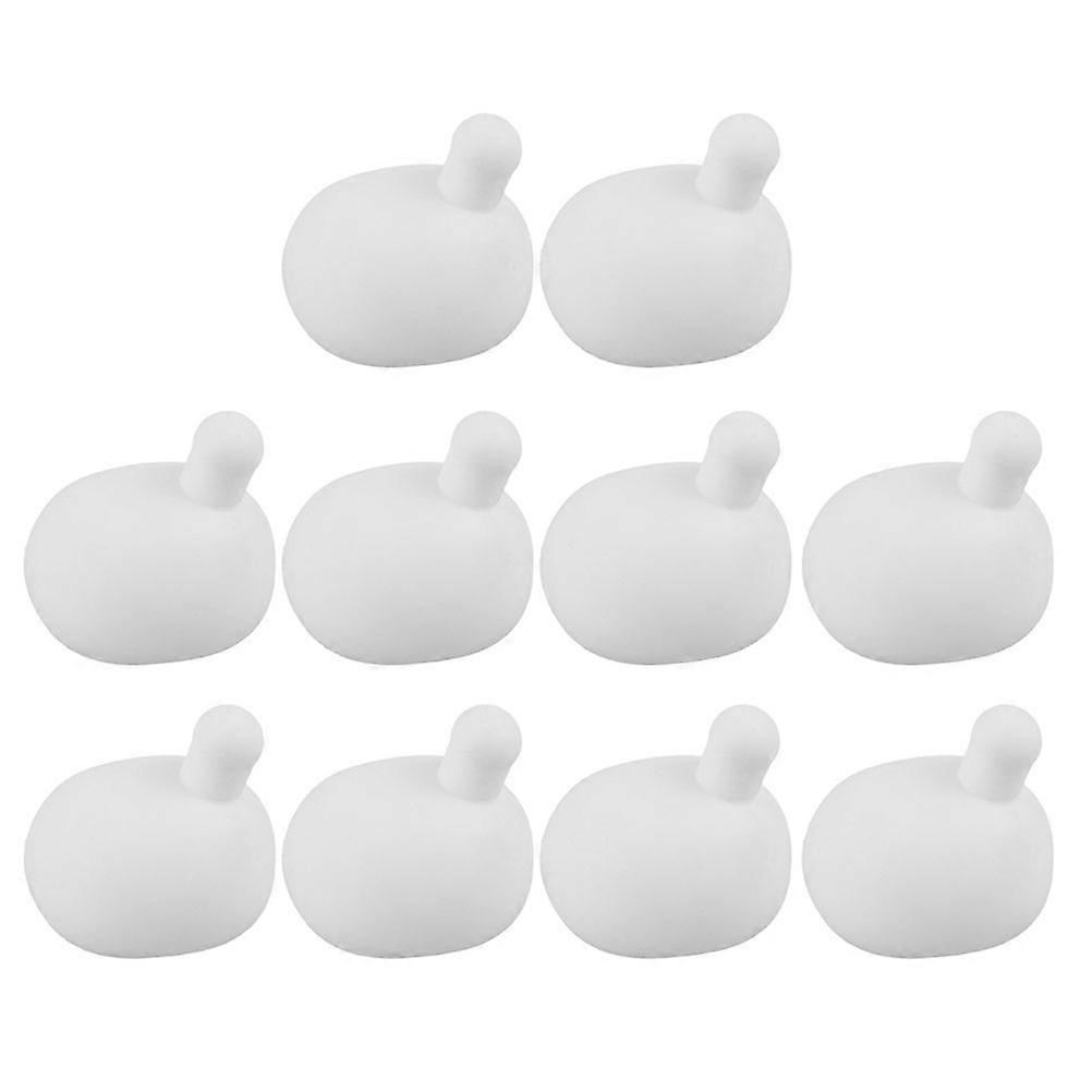10Pack Inserts For Enhancing Playtime Experience Children 6.00X5.50X5.00CM White Round Props
