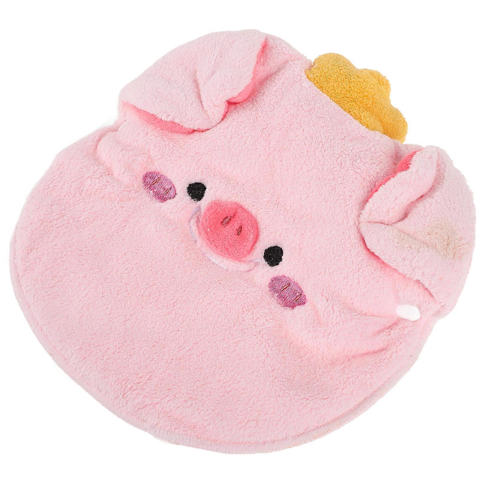 Face Towel Mask Reusable Spa Facial Towel For Women Home Use Pig Shape Microfiber Hot Compress 1Pcs