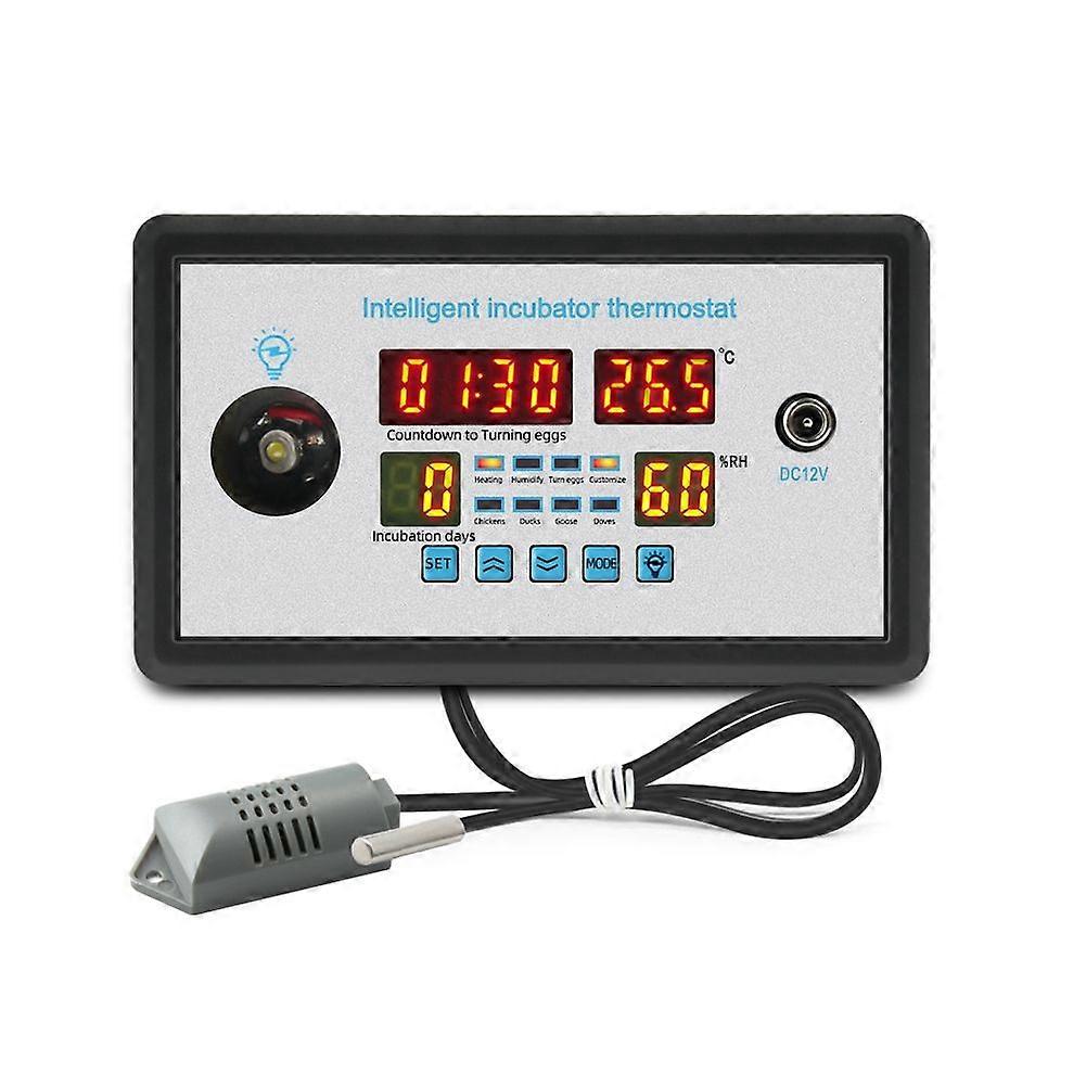 ZFX-W9002 Smart Thermostat Digital Temperature Humidity Control Incubator 360 Automatic Egg Turning
