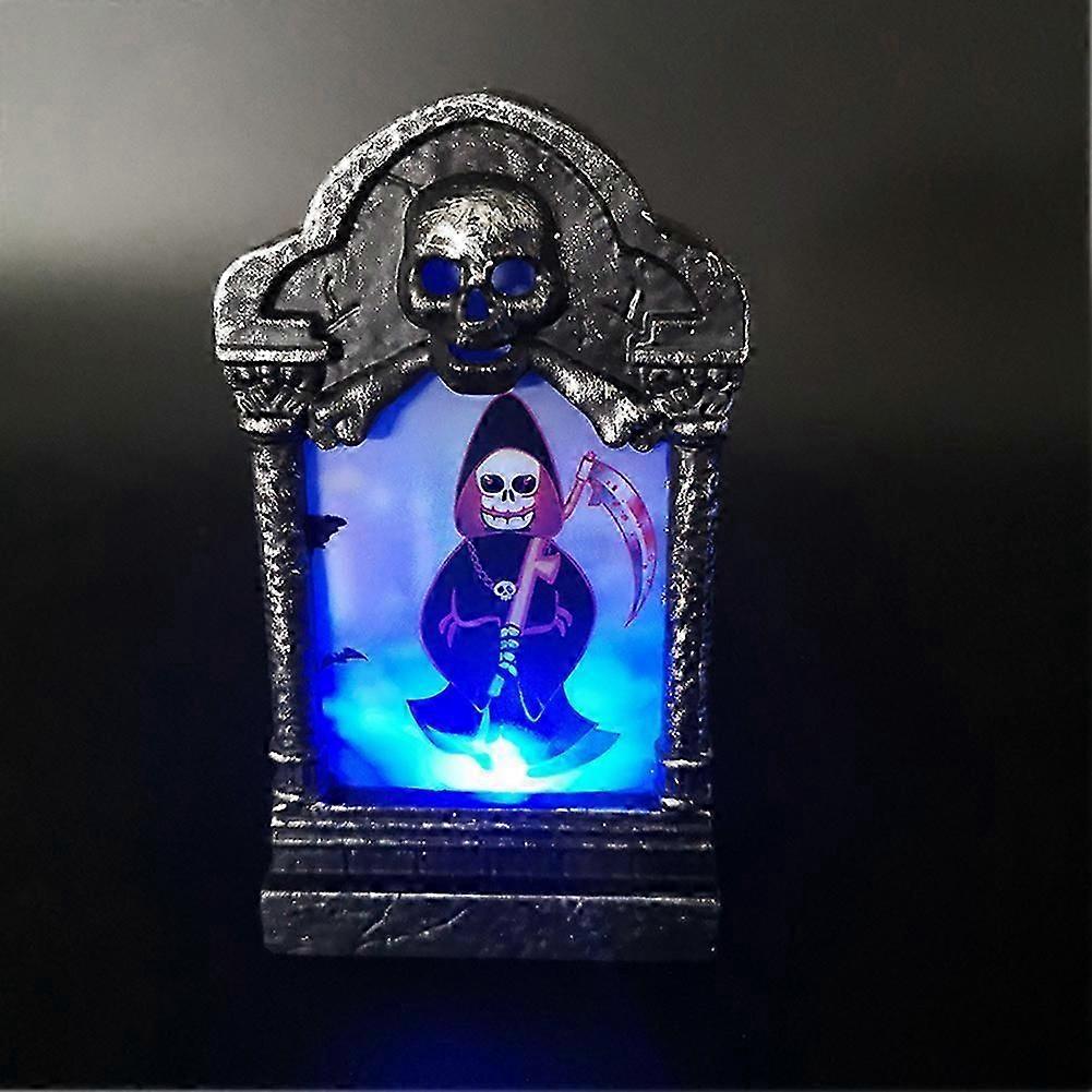 horror game props with led tombstone for halloween party