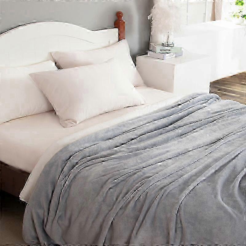 Fleece Blanket Sofa Throw Versatile Blanket Fluffy Soft Throw for Bed Couch 130x150cm