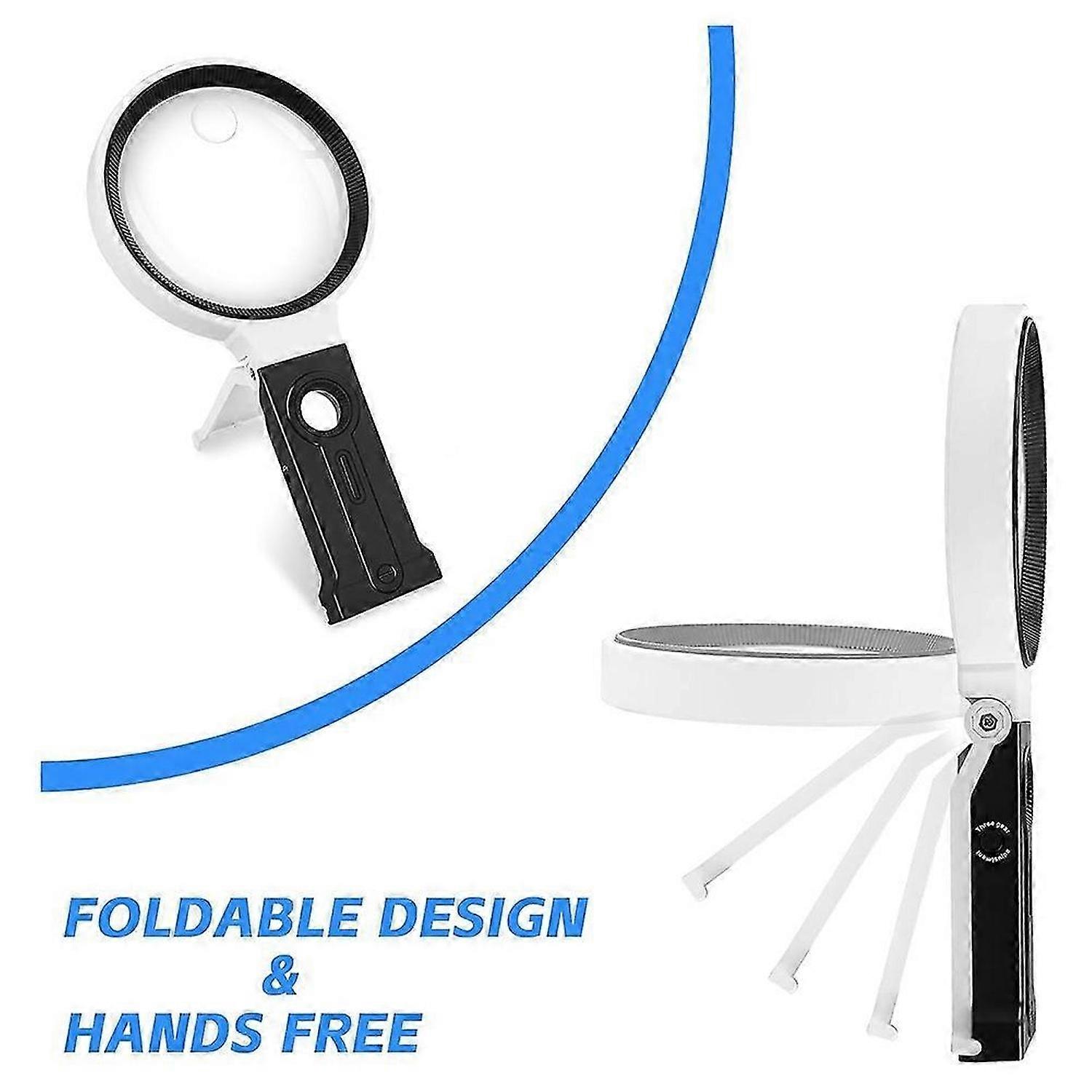 36 LED Light-Emitting Magnifier, Suitable for Elderly Reading