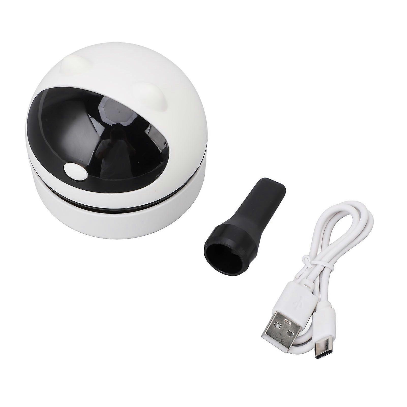 Desktop Vacuum Cleaner with Nightlight Multifunction Cleaning 600mAh Battery Rechargeable Strong Suction Table Dust Crumb Sweeper for Keyboard