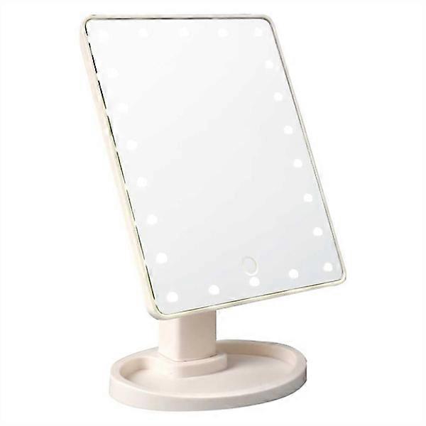 Makeup Mirror with Light and 10x Magnifying Mirror, 22 LED Lights