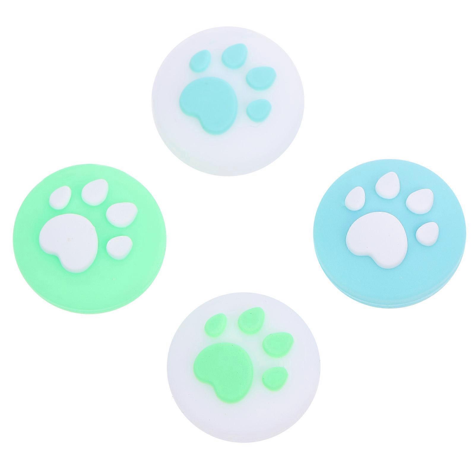 Cat Paw Joystick Caps for Protection 4Pcs Silicone Joystick Grip Covers