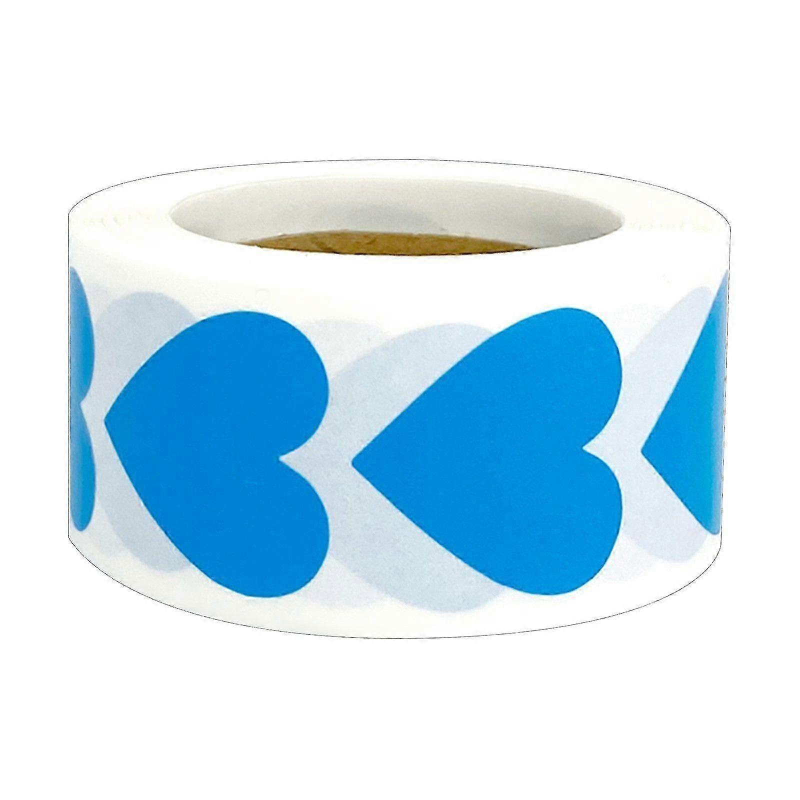 Blank Love Stickers Self-adhesive Roll Heart-shaped Stickers 500 Labels/roll Flye250873-Good