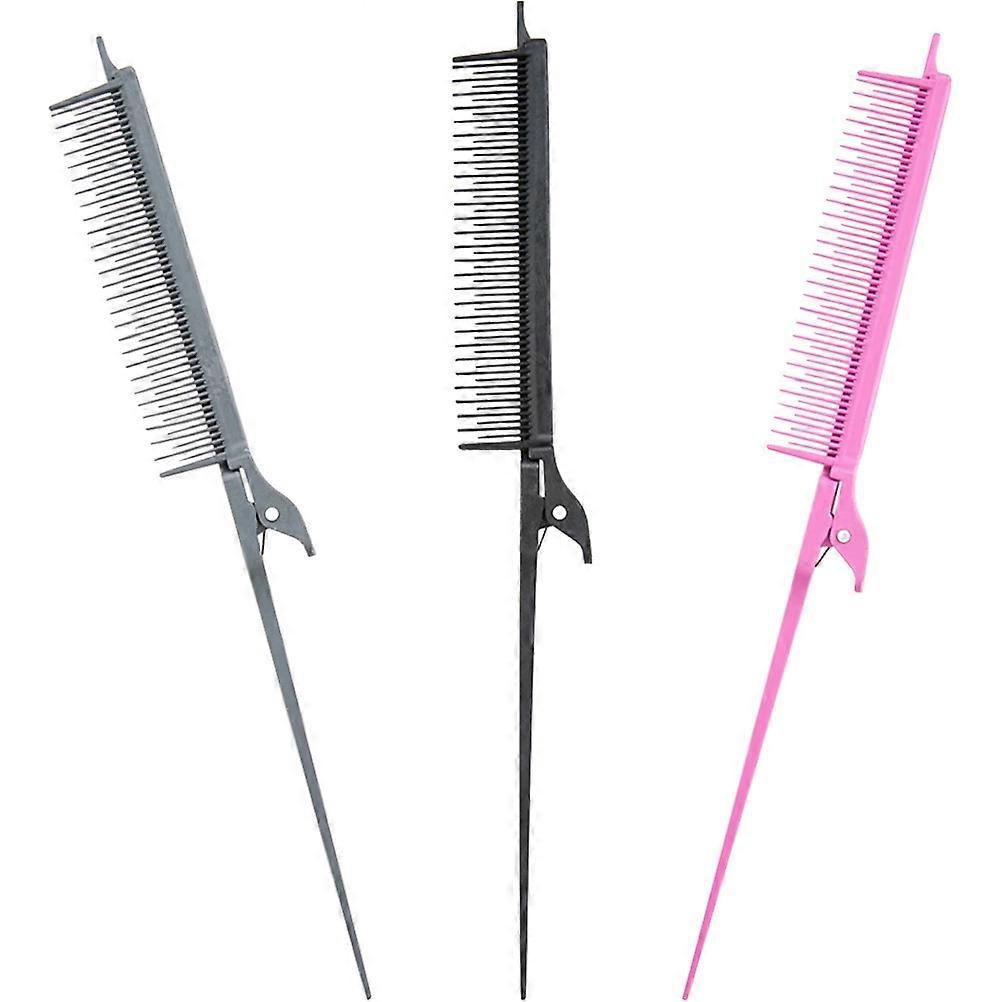 Hair Comb 9Pcs Rat Tail Combs for Parting and Hairdressing Tool Set
