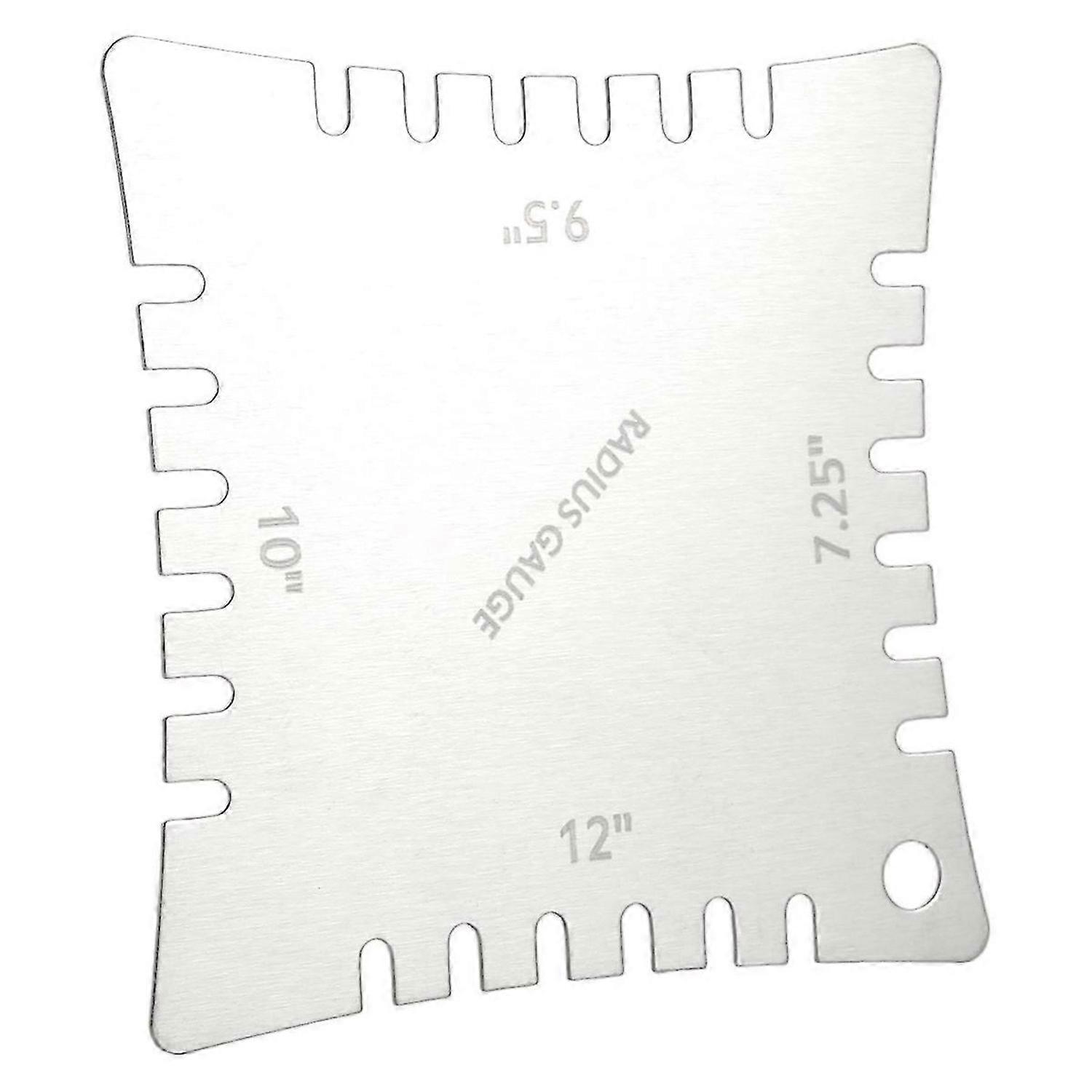 Guitar Notched Radius Gauges for Measuring Fingerboard Radius Pack Of 4pcs