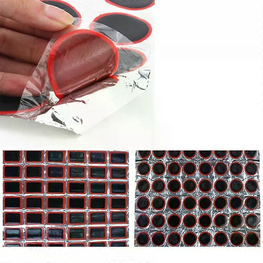 48 pcs Rubber patch for camera repair patch kit bicycle puncture camera puncture patch (no glue)