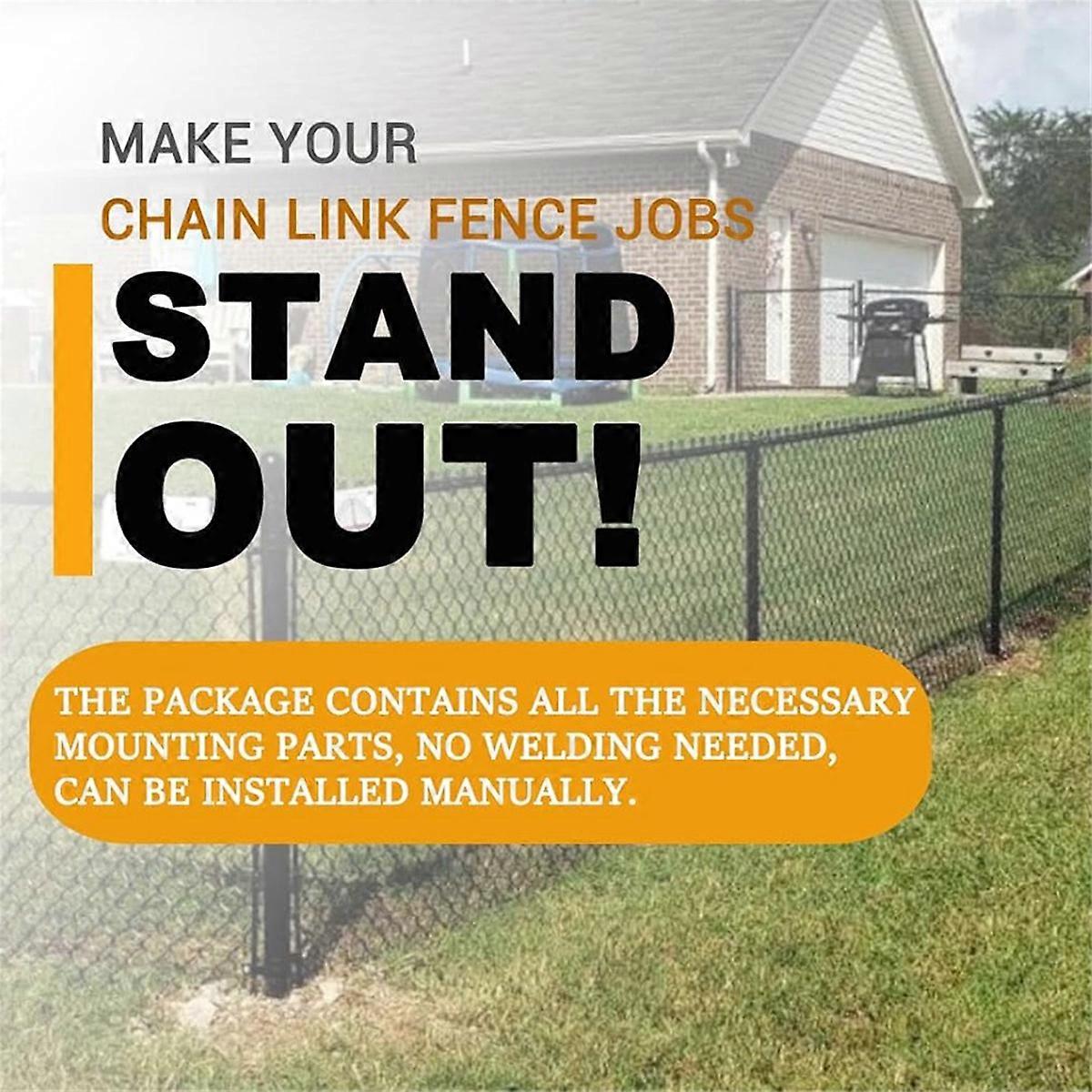 1-3/8In x 1-3/8In End Rail T Clamp, Chain Link Fence T Clamp