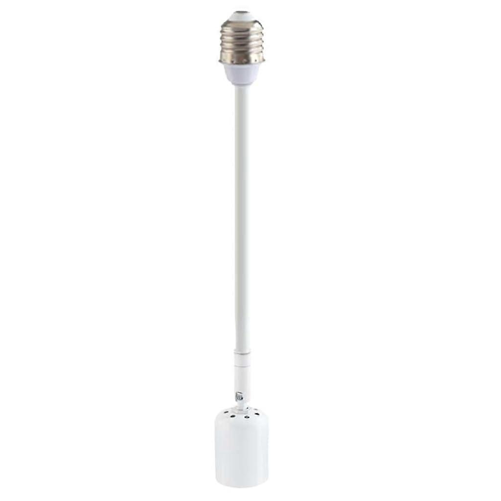 Heat Resistant E27 Ceramic Lamp Base Extender 50cm with 180/350 Degree Rotation for LED Bulbs