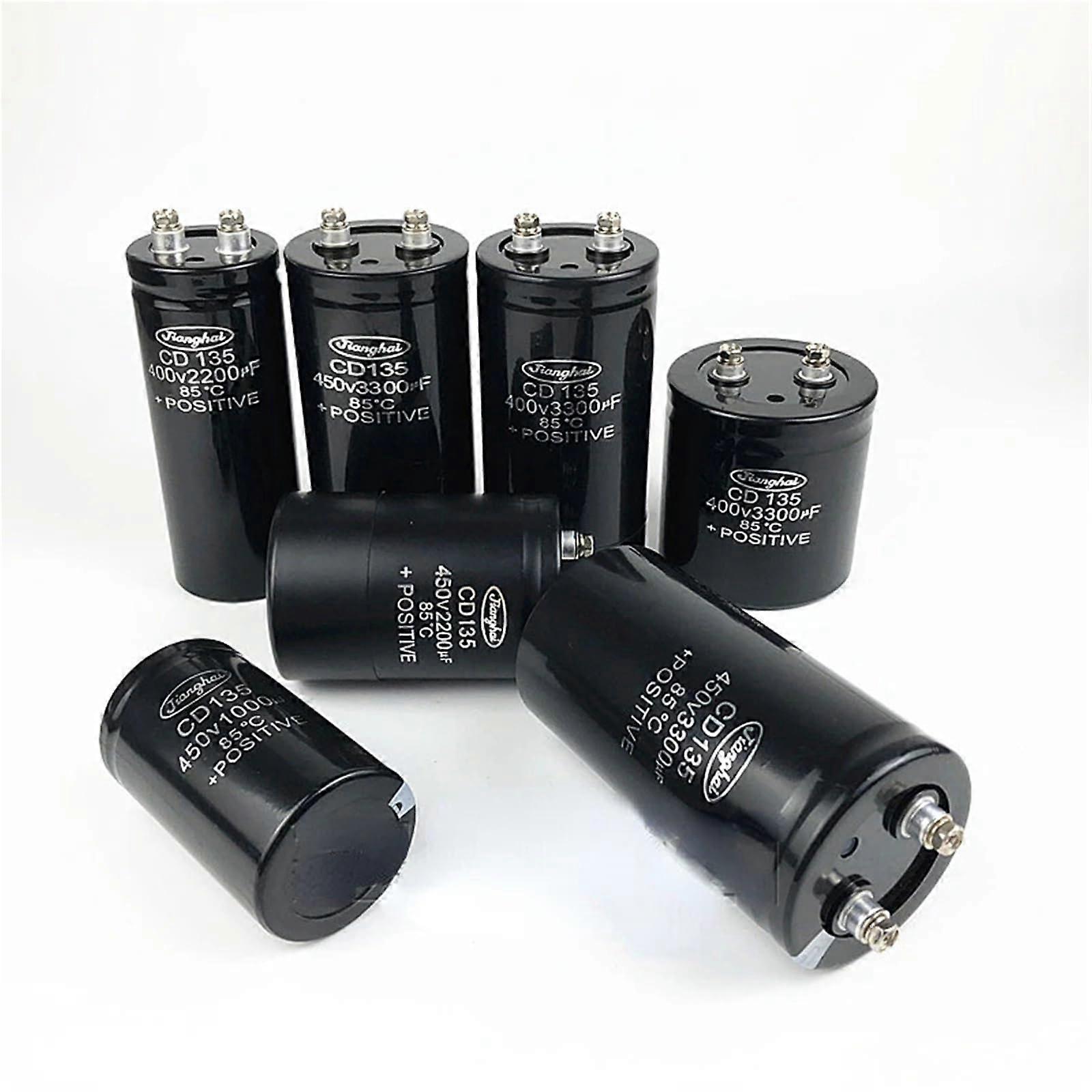 Capacitor CD135 6800uF 400V Aluminum Electrolytic, 85C, Frequency Converter Compatible
