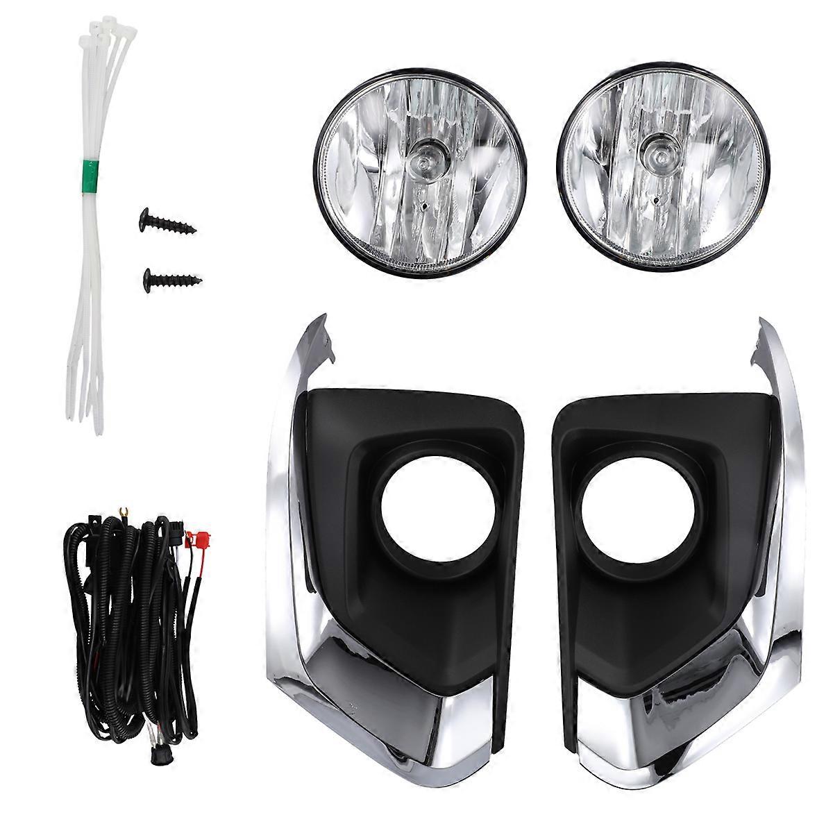 Car Fog Light Driving Lamp Assembly Wiring Kit Headlights for