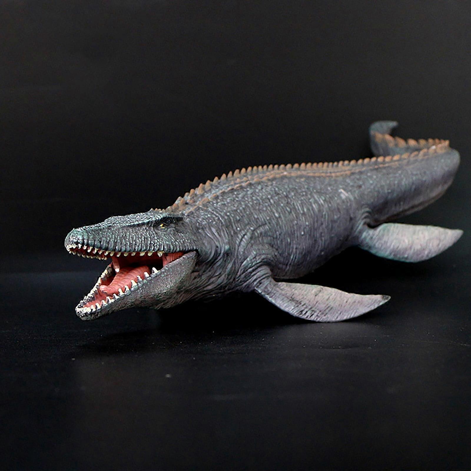 ViViSto Realistic Large Mosasaurus Model Lifelike Dinosaur Model Figure Playset Model Foam Beads