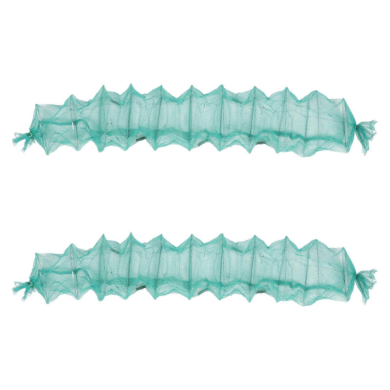 Portable Crawfish Trap for Fishing Use 2Pcs Convenient Bait Traps