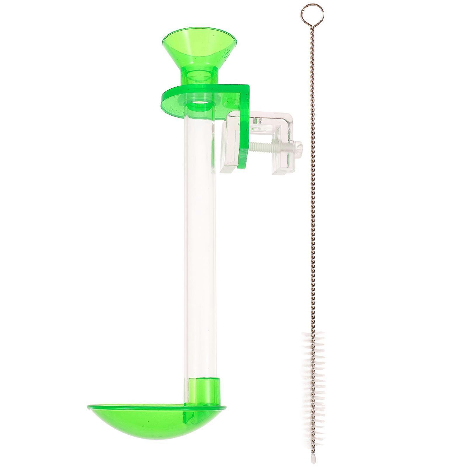 Aquarium Shrimp Feeder Transparent Feeder for Convenient Feeding 2Sets