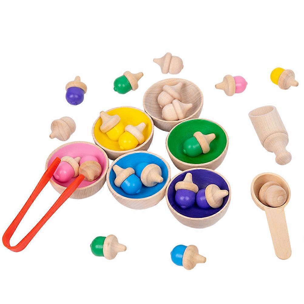 Educational Toy Color Sorting Gyroscope Set for Kids 2Sets Assorted Colors
