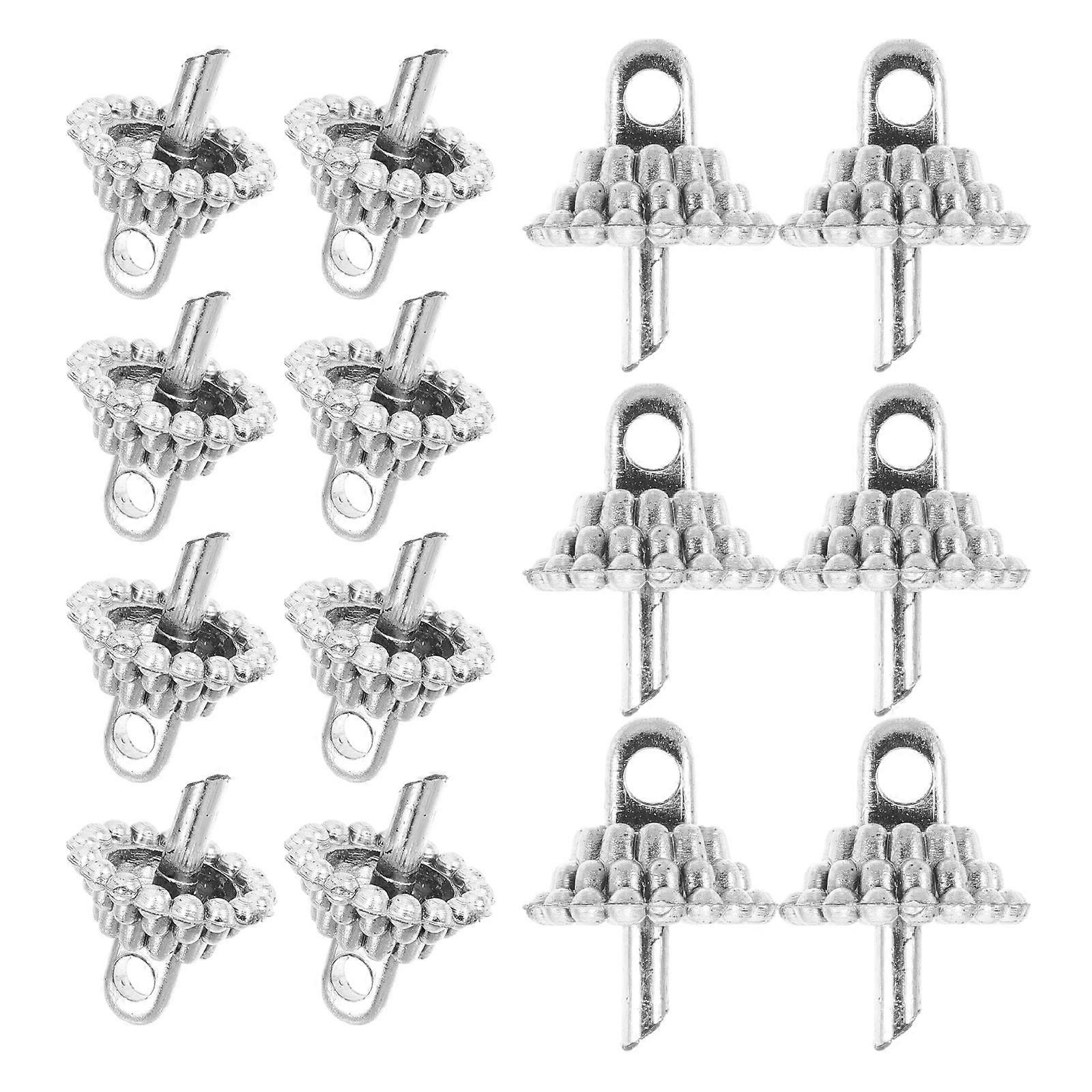 Plastic Disco Ball Ornament Caps Replacement for 400Pcs Decoration