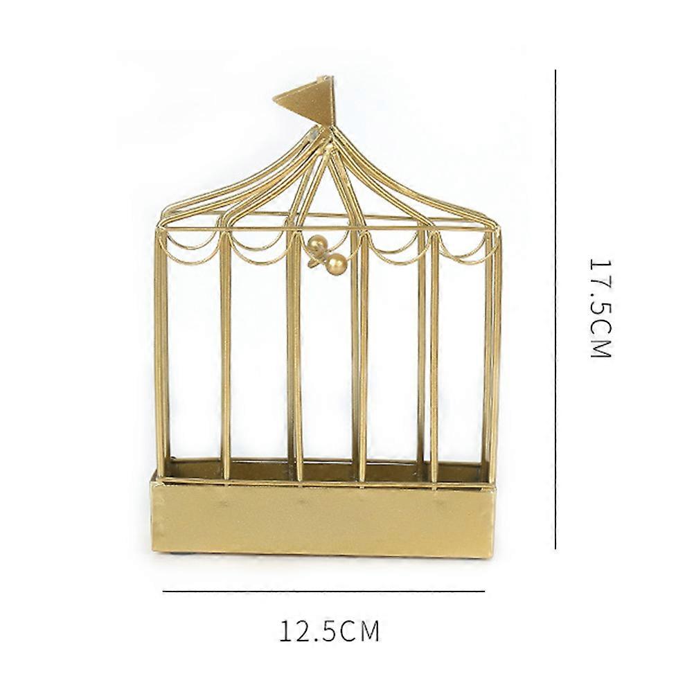 Golden Retro Iron Coil Bracket for - 2Pcs