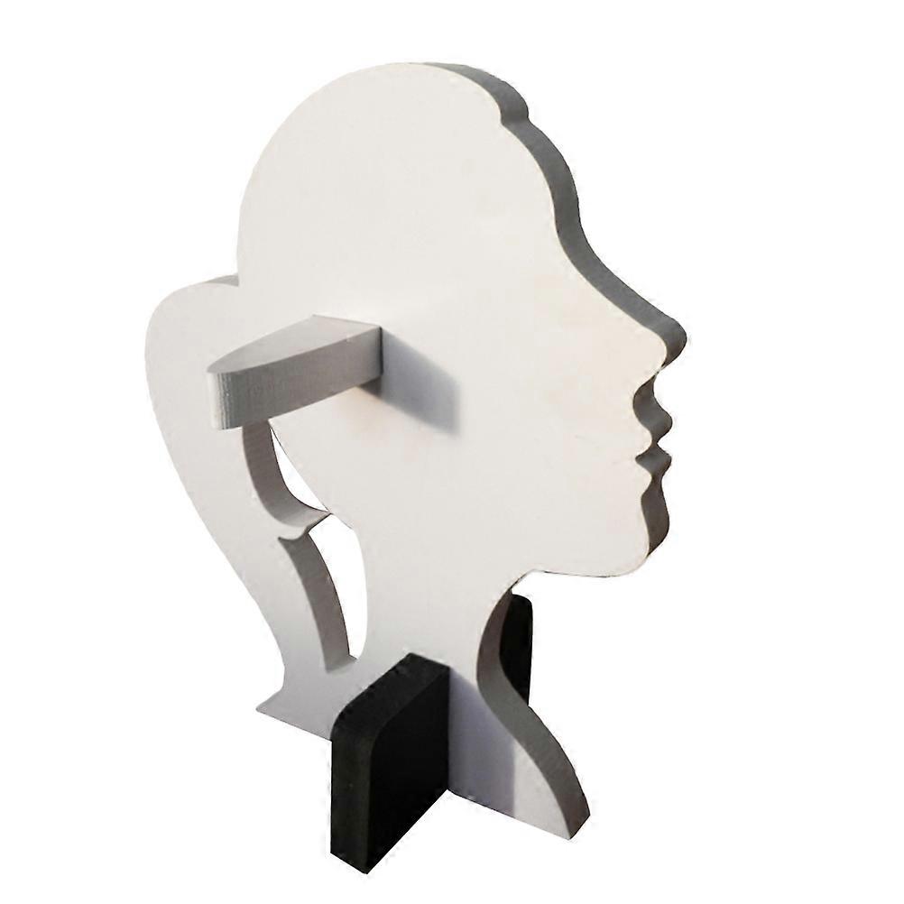 Stylish Eyeglasses And Sunglasses Holder Featuring Human Head Model Design Ideal For Showcase Use 2Pcs