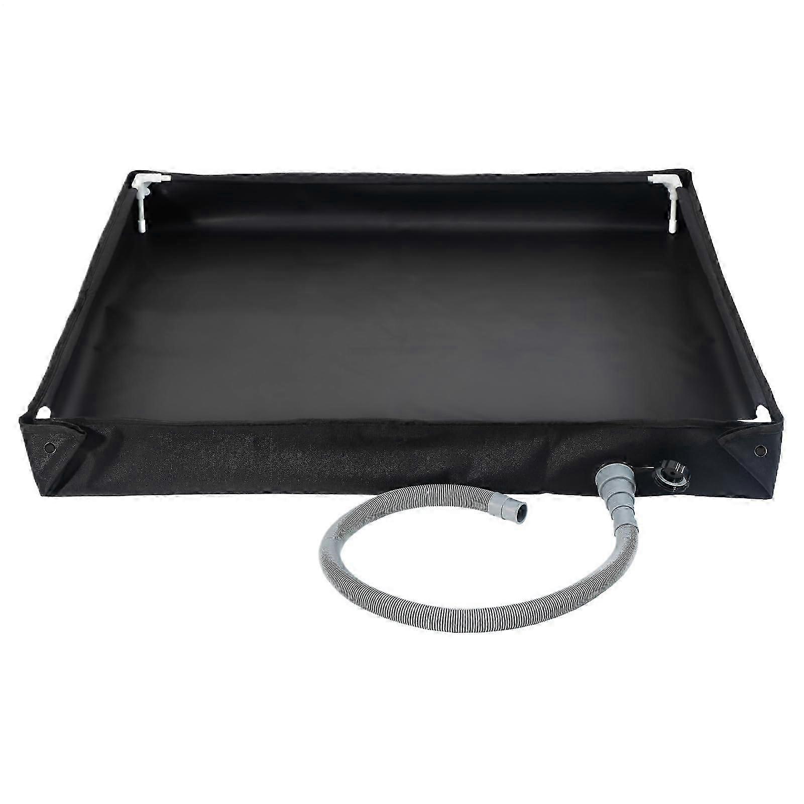 foldable shower base 80 x 80 cm waterproof drain for camping