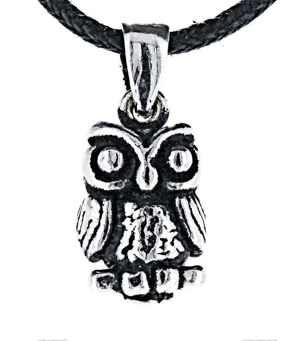 Anhänger 13 A Eule - Silber