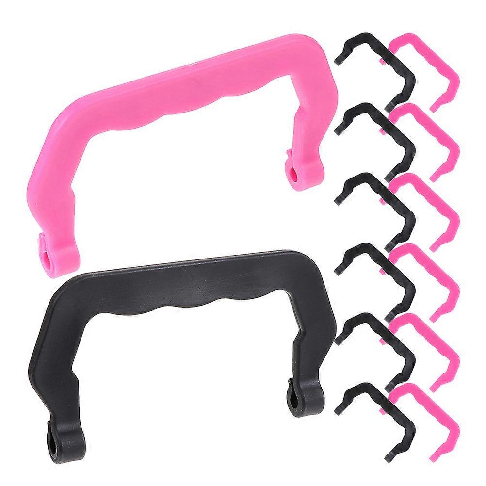 Hamster Cage Accessories 60Pcs Plastic Handle Portable Use Pet Transport Rectangular Shape Durable