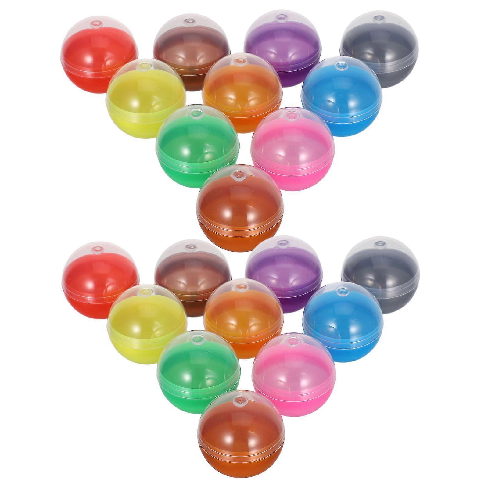 200Pcs Assorted Color Plastic Fillable Balls Ideal For Gift Dispensing And Candy Packaging Round Shape Storage