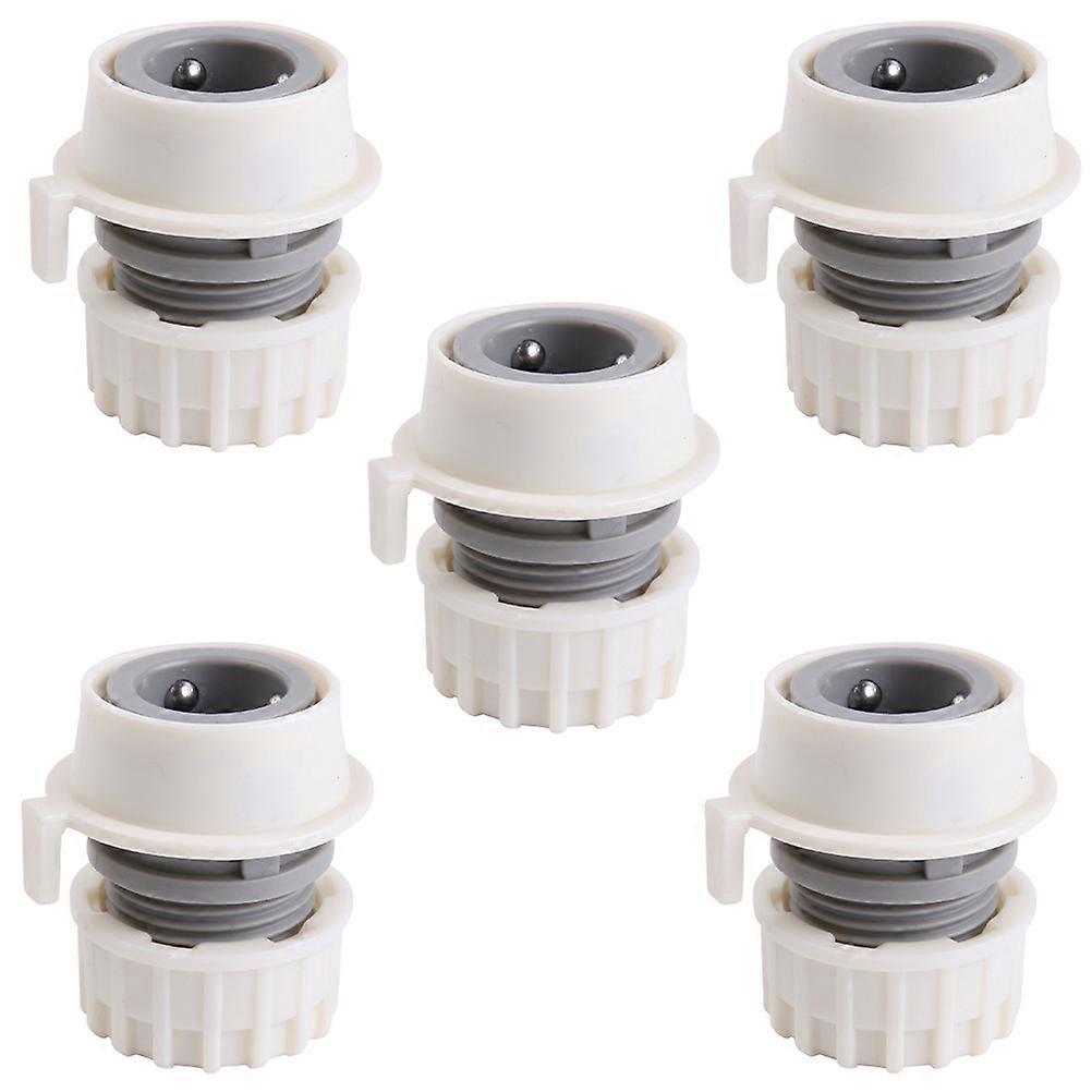 Hose Quick Connect Fittings Faucet to Hose Connector for Washing Machine 10Pcs