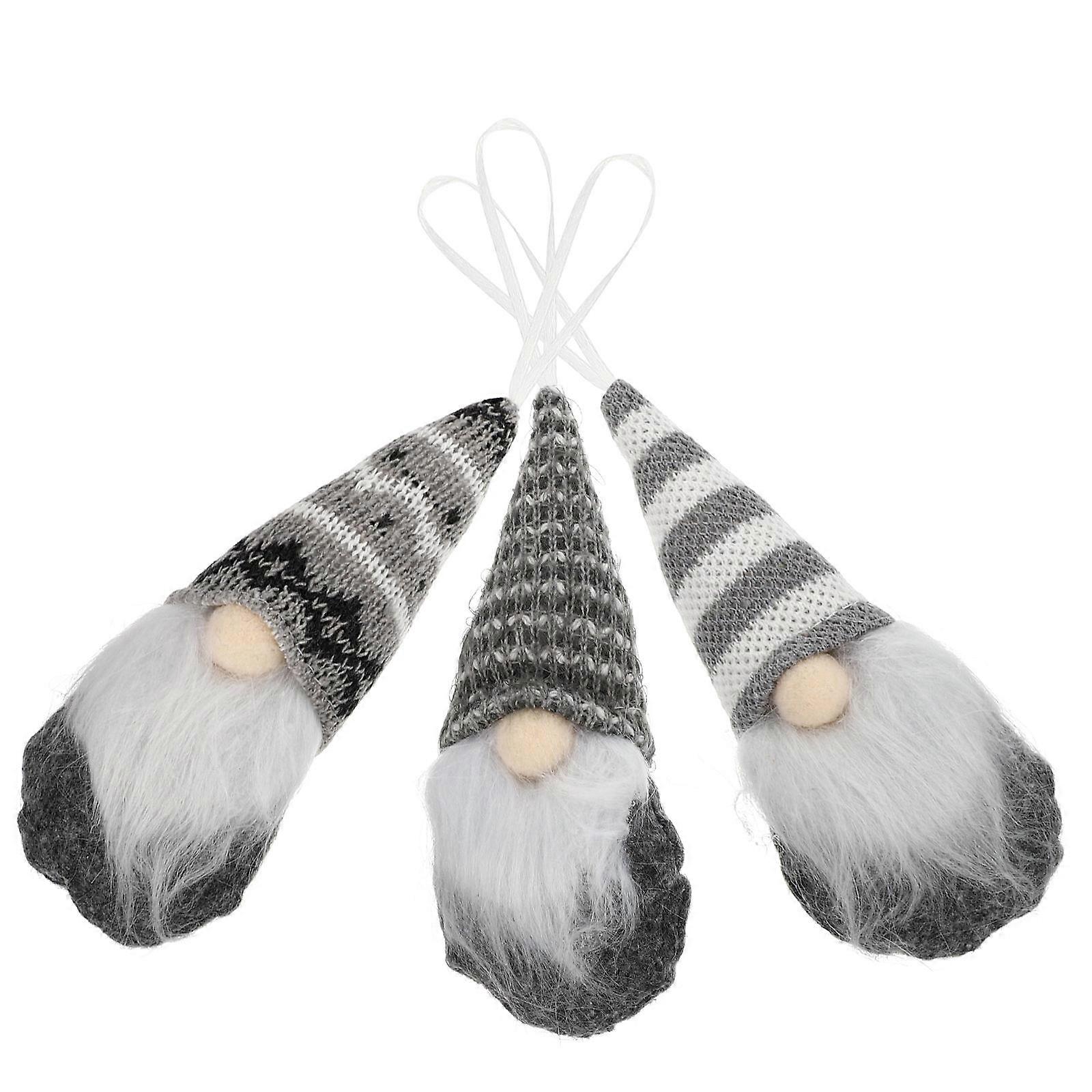 Faceless Doll Pendant for Decoration Use 24Pcs Xmas Tree Hanging Decors