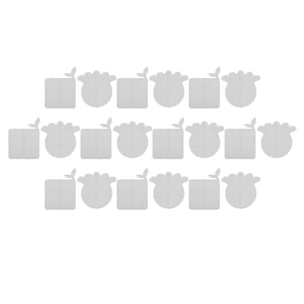 Hair Residue Filter Floor Drain Sticker for Bathroom Use 60 Pieces