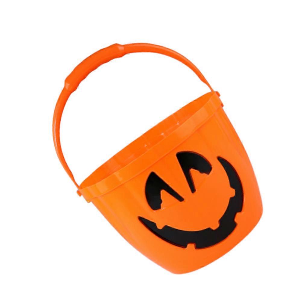 Lighted Halloween Pumpkin Large Size Jack-O-Lantern LED Lantern for Halloween Party Decoration Practical Design 1Pcs