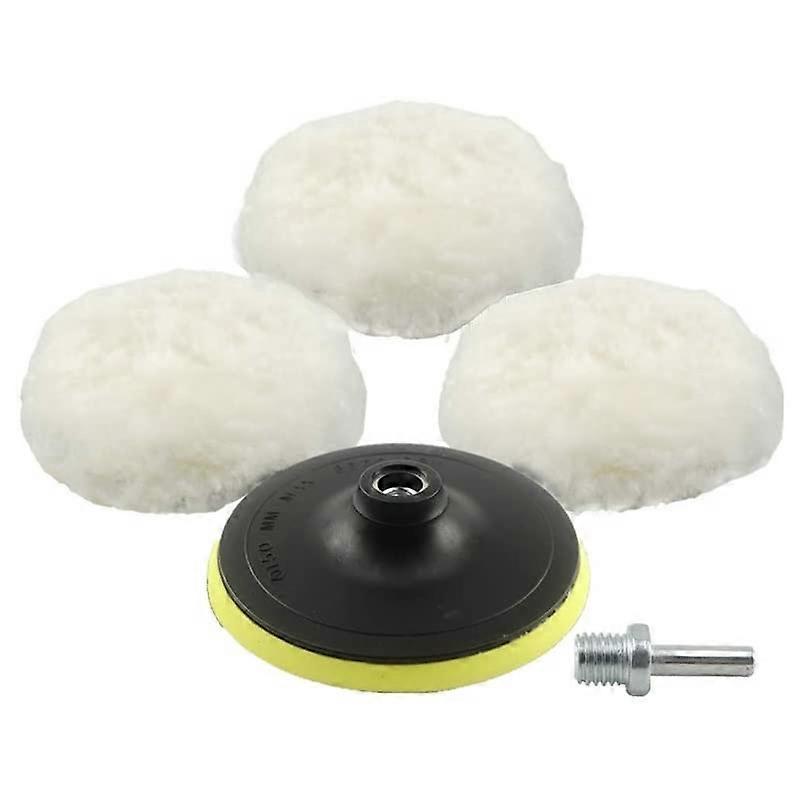 Car Polishing Pads 5Pcs Set For Car Polisher 4 Inch 100mm Buffing Pads Circle Polishing Discs Kit