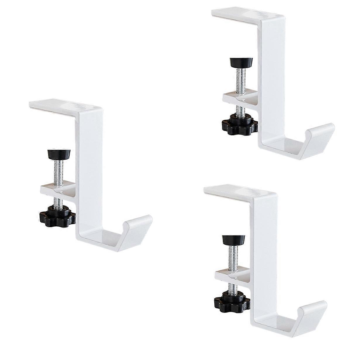 Adjustable Desk Edge Hook Gaming Headset Desk Hanger 3pcs