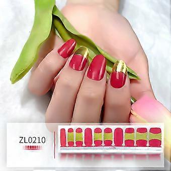 Nagellackfolie, 20 Stück, heißer Verkauf, Nagelaufkleber, 3D-Stempel-Nagelkunstaufkleber, ZL-0210, blankes Blatt + Nagelfeile