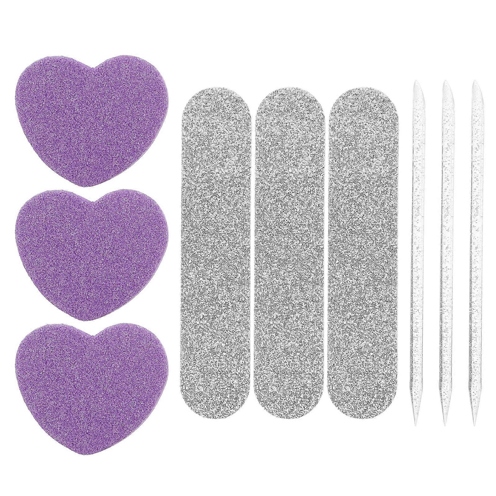 Nail Professional Nail Shaping Files for Home Use 20Sets Manicure Kit