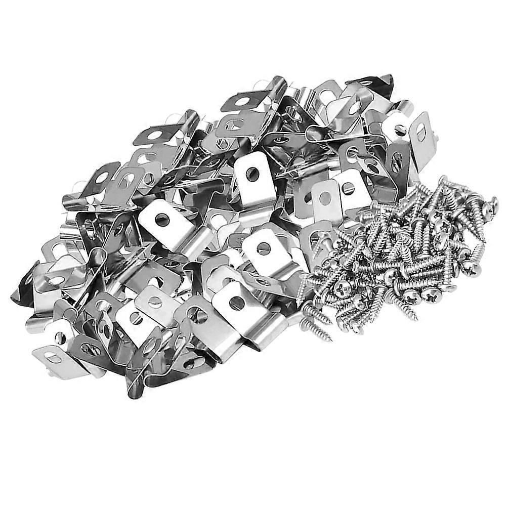 Stainless Steel Wire Fence Clips for Fixing 100Sets Heavy Duty Clips