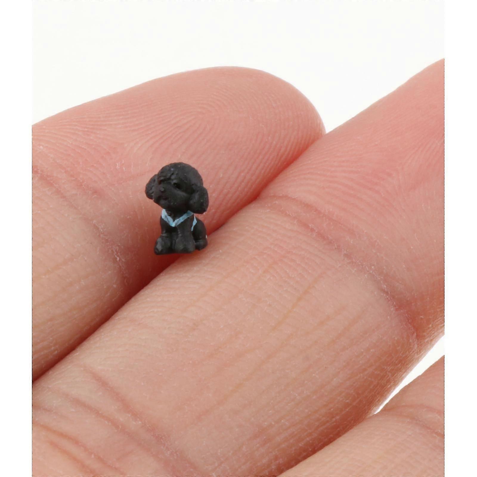 1/64 Scale Animal Model Figurines, 1 64 Scale Model, Tiny Animals Figurines, 1 64 Figures Dog for Model Diorama Scenery Supplies - Brown