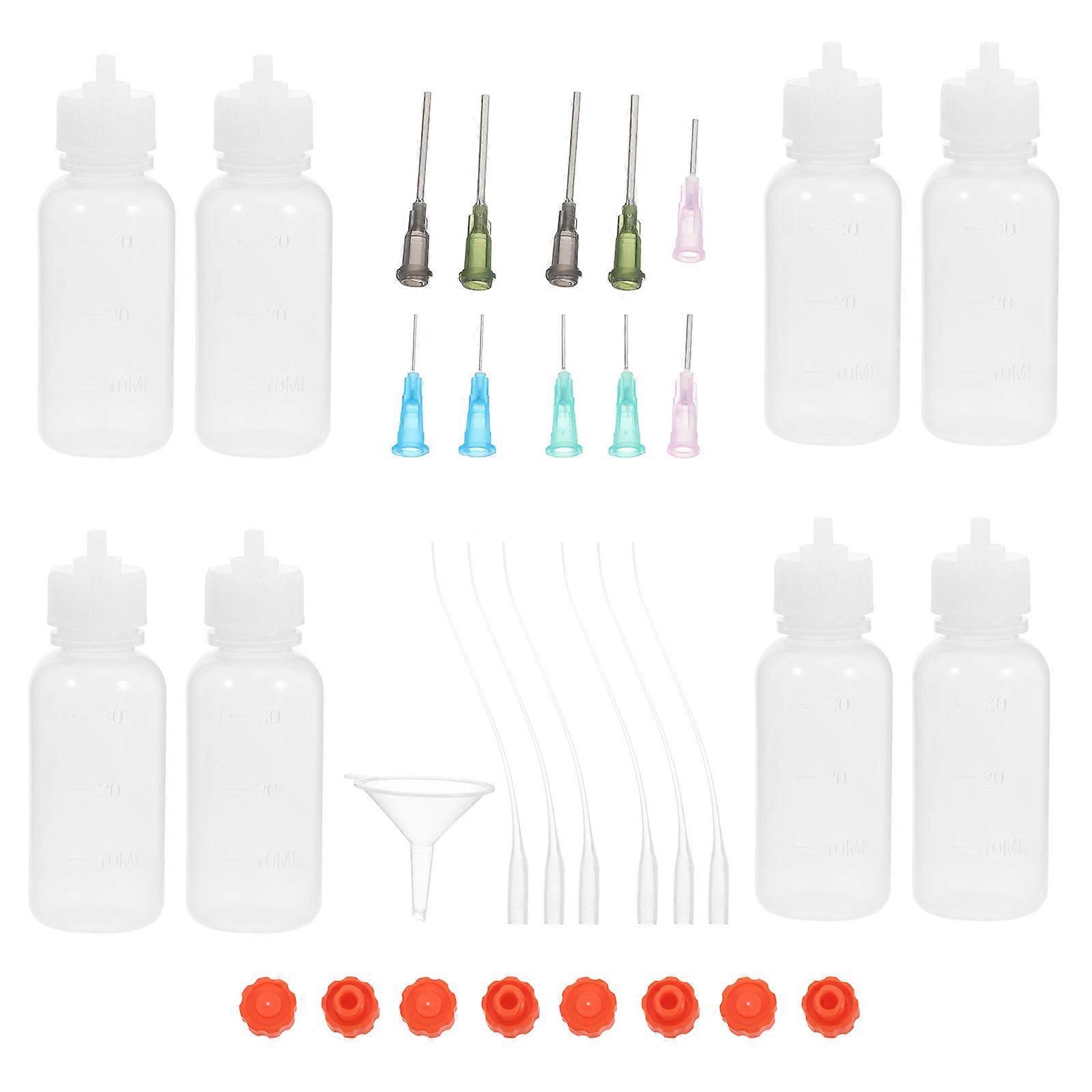 Needle Bottle Squeeze Bottle With Needle Tips For Household Repairs Compact Size 1 Set