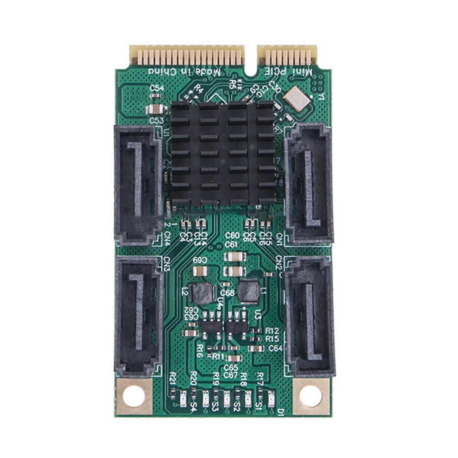 Mini PCIe To Controller Adapter Card Adds 2 SATA3.0 Ports For Storage Expansion PCIe Expansion Card