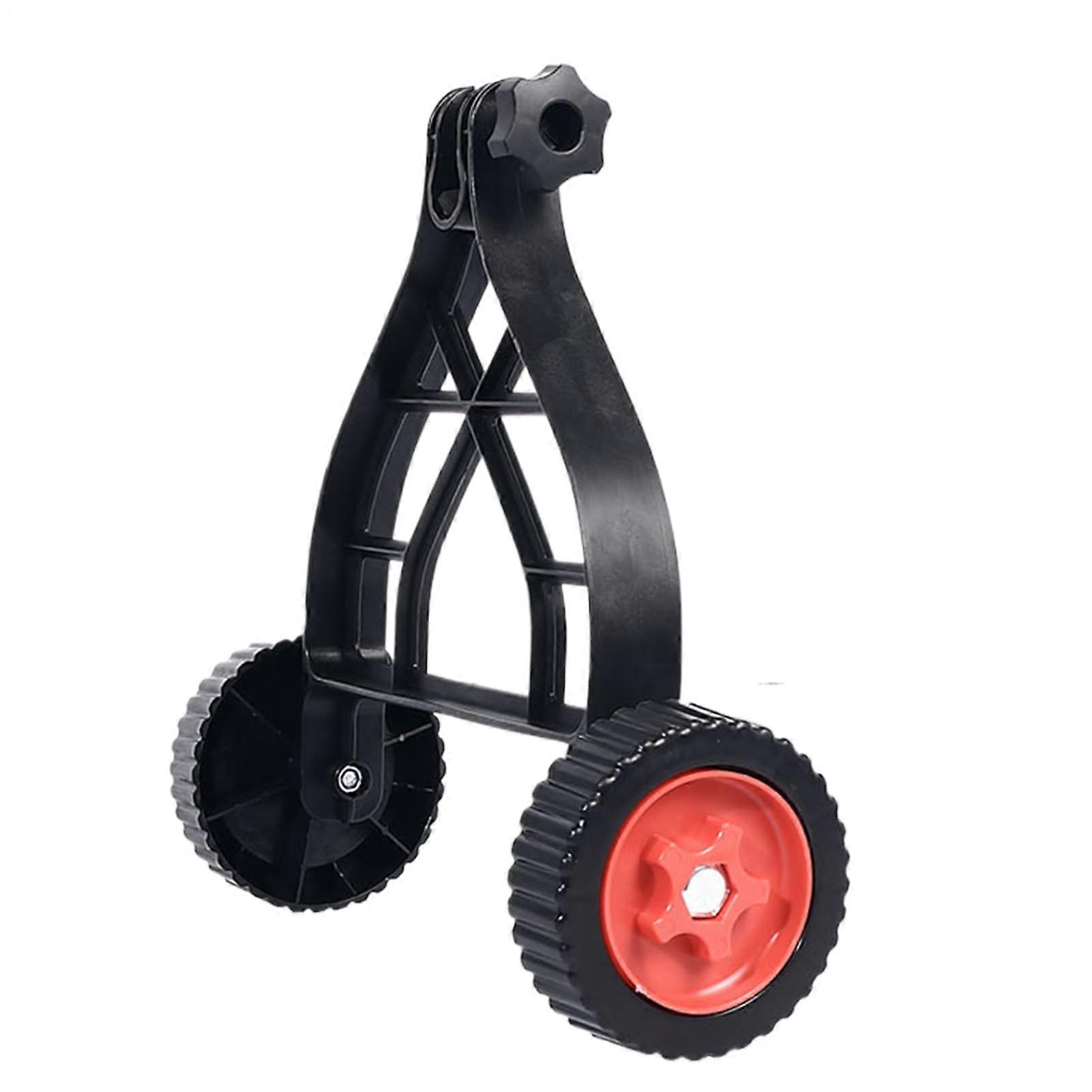 Lawn Mower Attachment Wheels Ergonomic Grass Edger Attachment Adjustable Height Trimmer Support