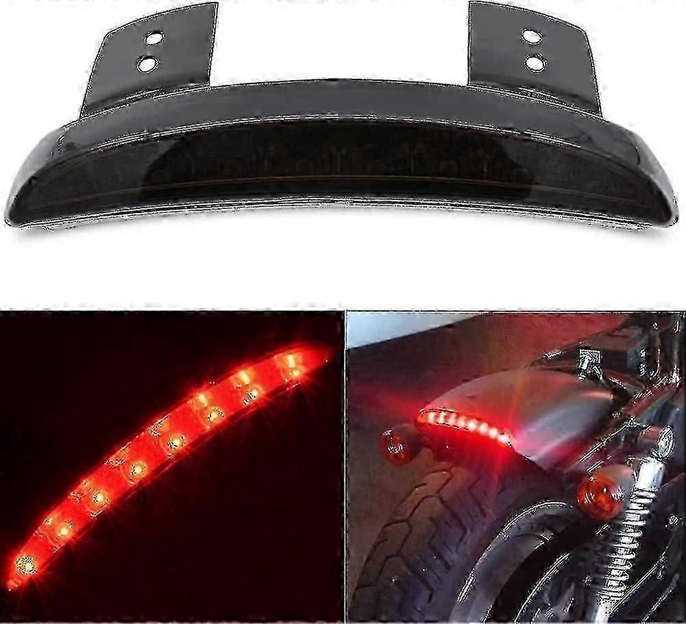 1 Red Shell Motorcycle Modified Led Light, Suitable For Harley Motorcycle Five-line Brake / Harley With Turn Signal