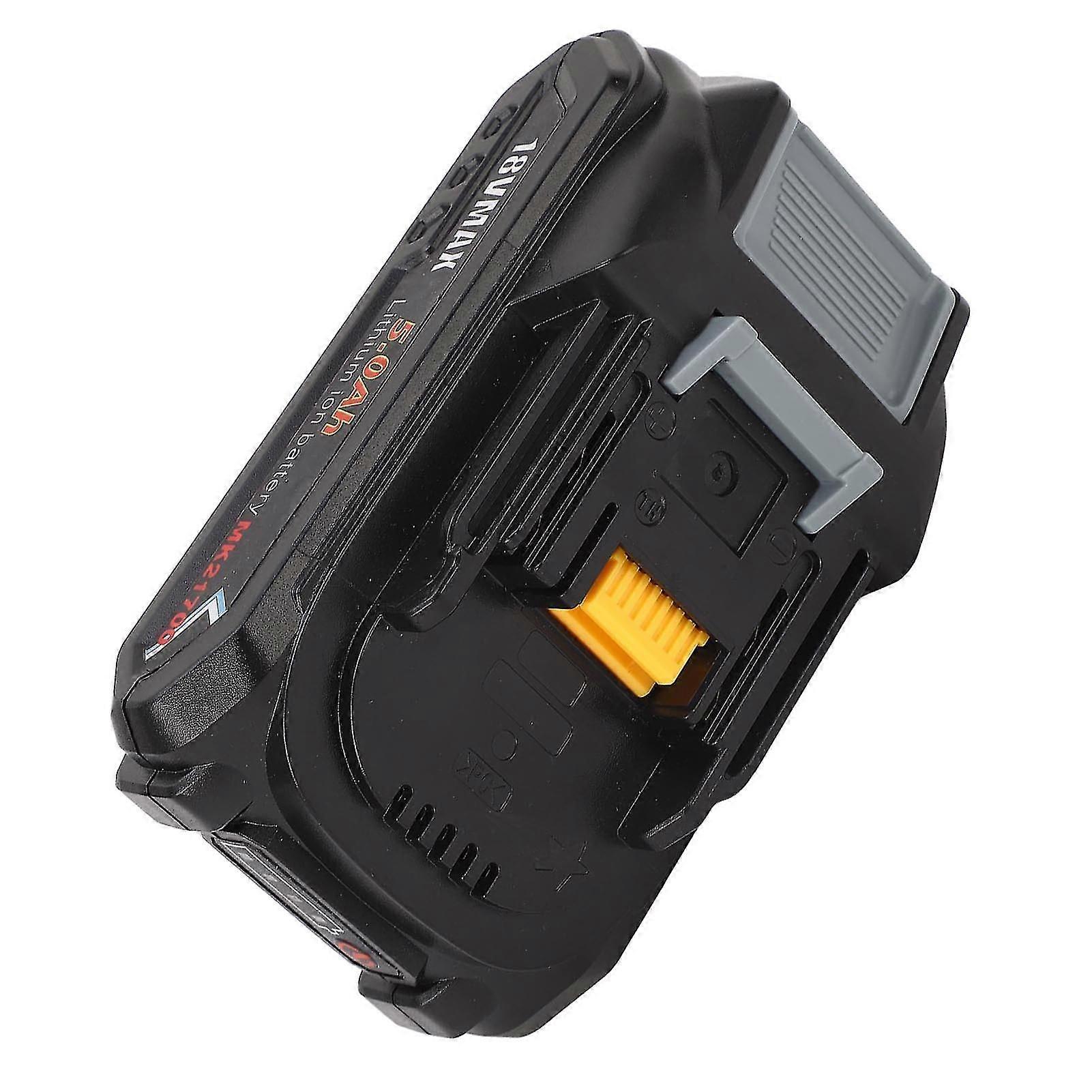 5.0Ah Electric Tool Battery Replacement with Power Display Suitable 18V Power Tool Battery for BL1815 BL1810 BL1820