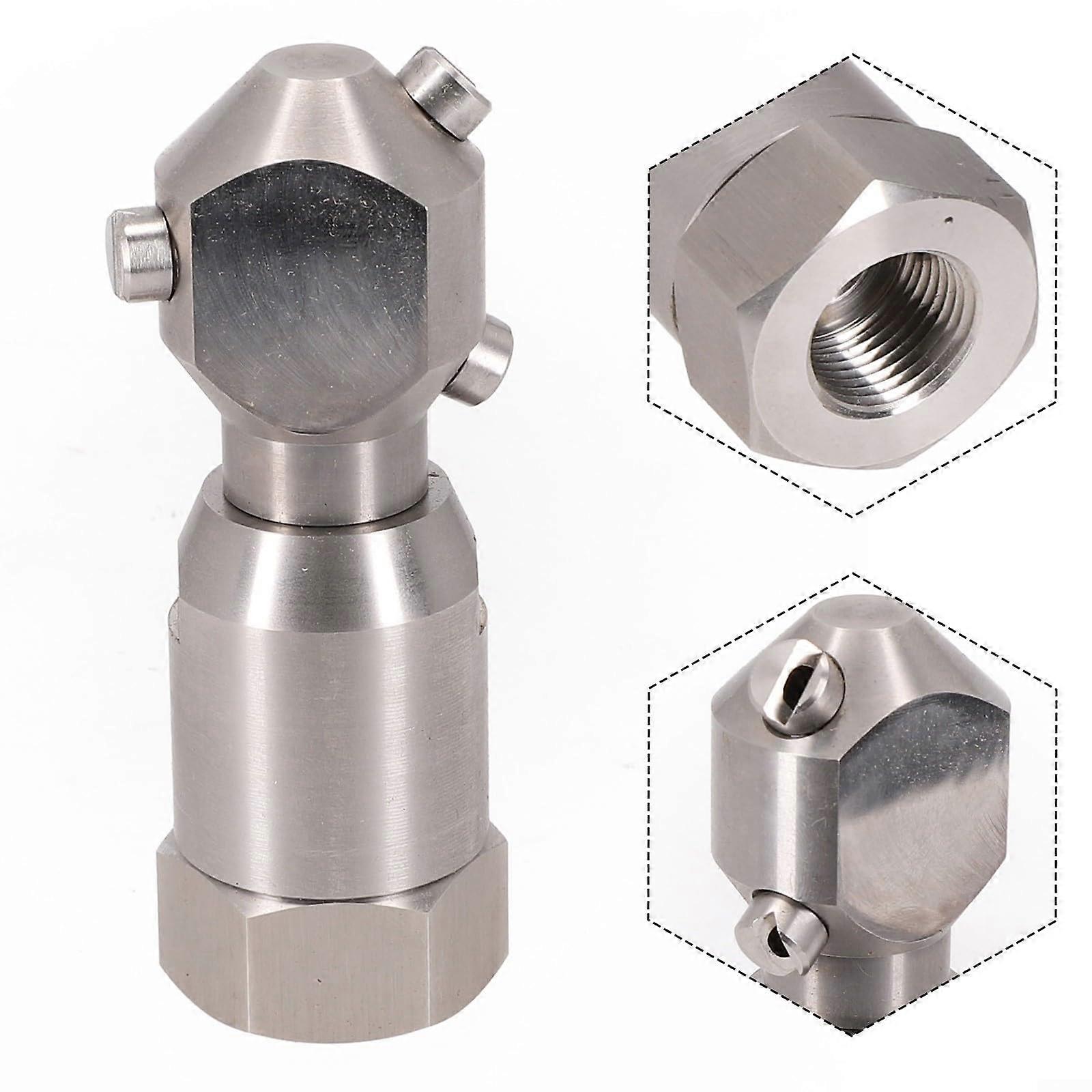 360 Degree Rotating Nozzle For Food Processing Equipment Cleaning MultiPurpose Industrial Cleaning Tool